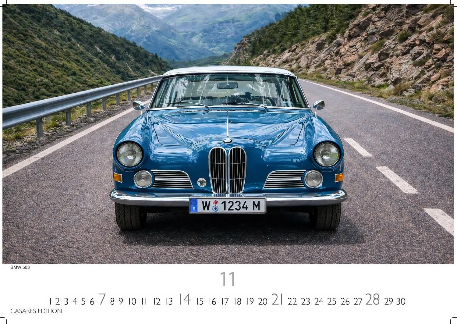 Bild: 9781835247464 | German Classic Cars Kalender 2027 - Wandkalender Fotokalender...