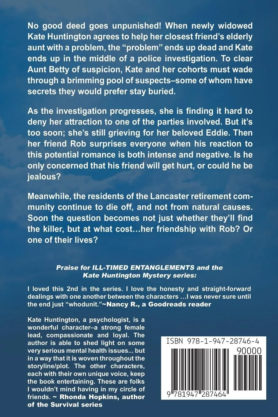 Rückseite: 9781947287464 | ILL-TIMED ENTANGLEMENTS | Kassandra Lamb | Taschenbuch | Englisch