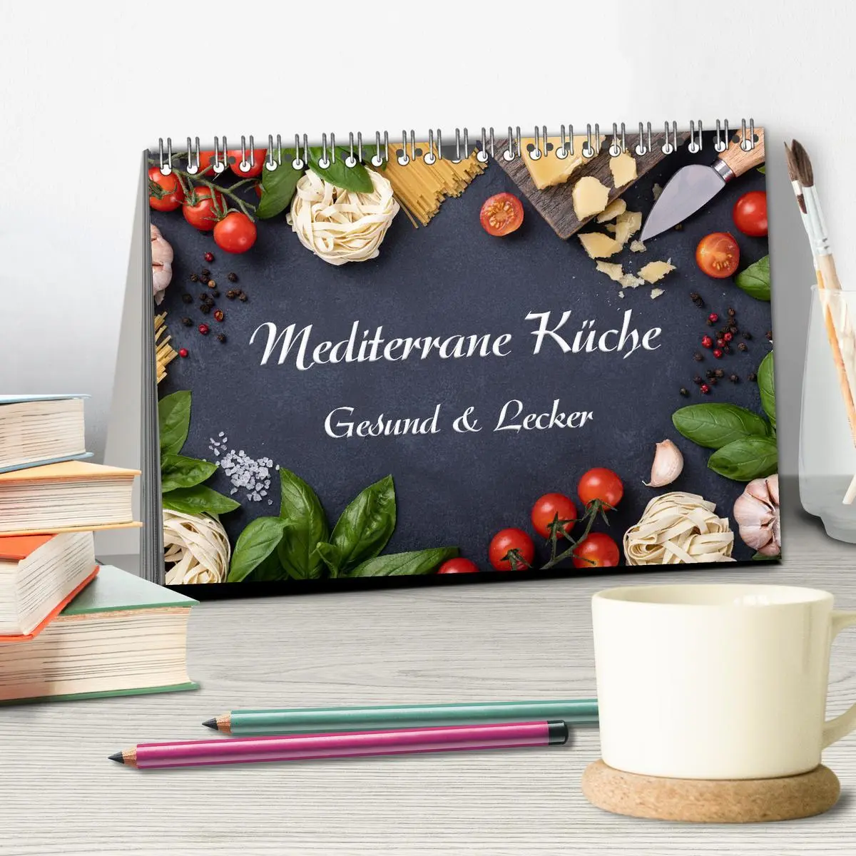 Bild: 9783457627464 | Mediterrane Küche - Gesund &amp; Lecker (Tischkalender 2026 DIN A5...