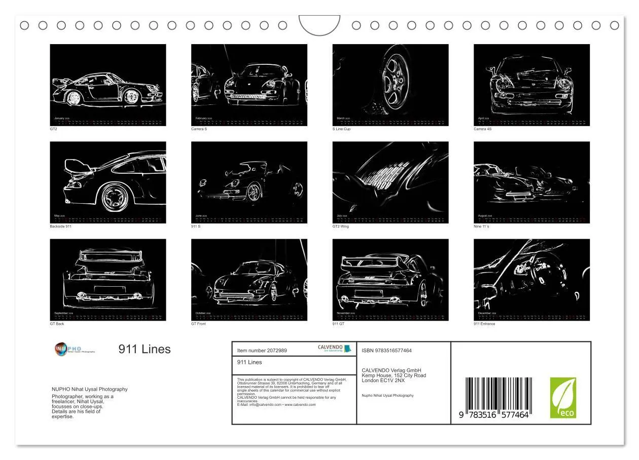 Bild: 9783516577464 | 911 Lines (Wall Calendar 2026 DIN A4 landscape), CALVENDO 12 Month...
