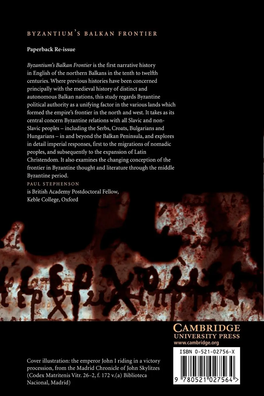 Rückseite: 9780521027564 | Byzantium's Balkan Frontier | Paul Stephenson | Taschenbuch | Englisch