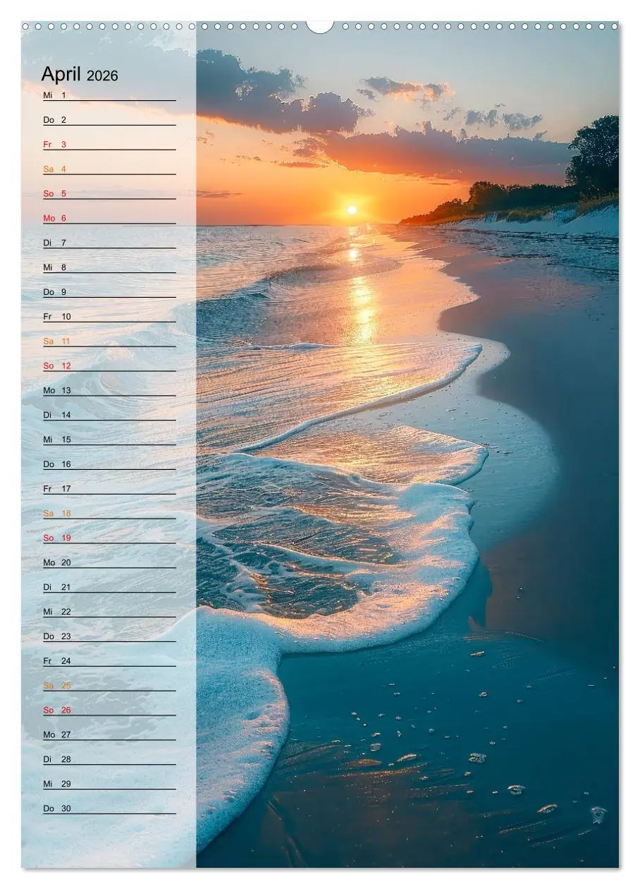 Bild: 9783516257564 | Maritim, Deutschlands Küsten (hochwertiger Premium Wandkalender...