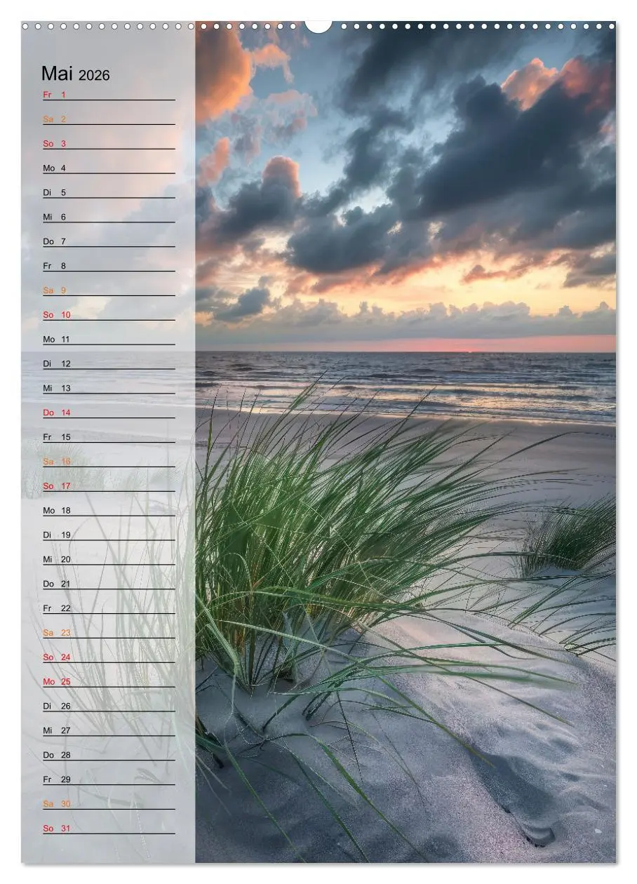 Bild: 9783516257564 | Maritim, Deutschlands Küsten (hochwertiger Premium Wandkalender...
