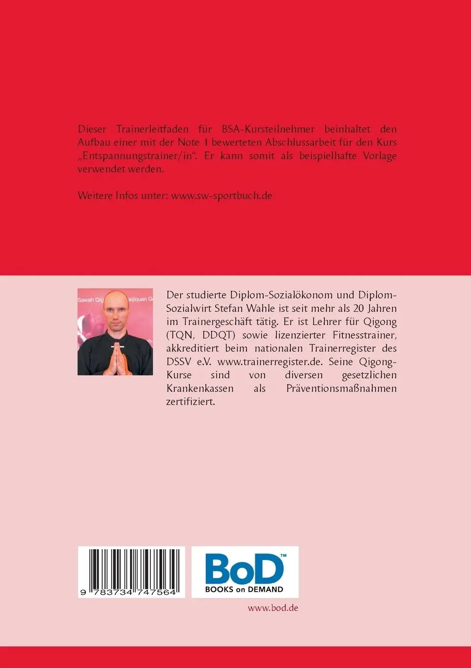 Rückseite: 9783734747564 | Konzept zur Durchführung eines krankenkassengeförderten...