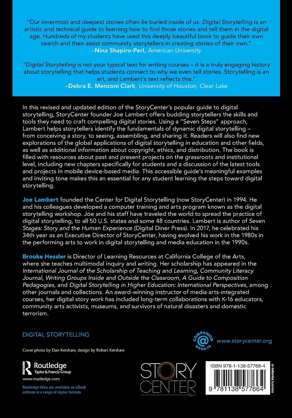 Rückseite: 9781138577664 | Digital Storytelling | Capturing Lives, Creating Community | Buch