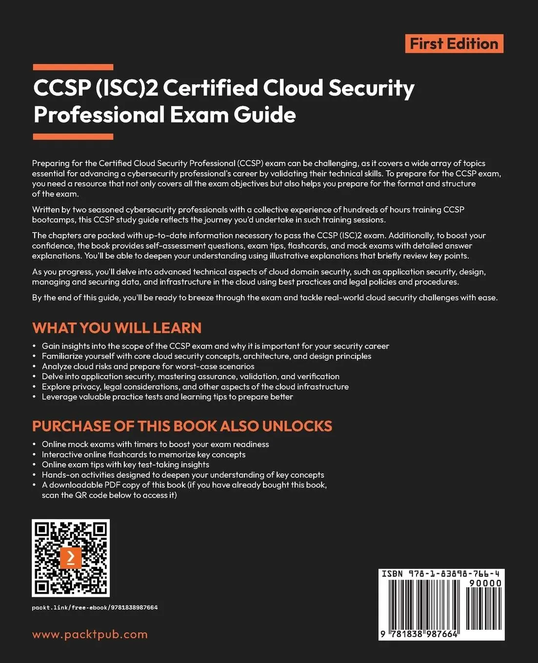Rückseite: 9781838987664 | CCSP (ISC)2 Certified Cloud Security Professional Exam Guide | Buch