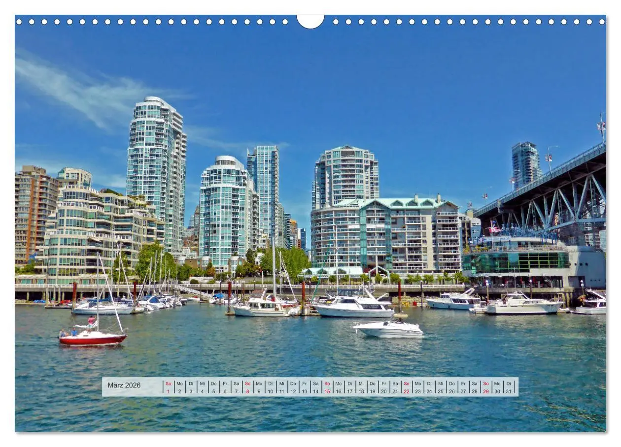 Bild: 9783457777664 | Vancouver Kanada 2026 (Wandkalender 2026 DIN A3 quer), CALVENDO...