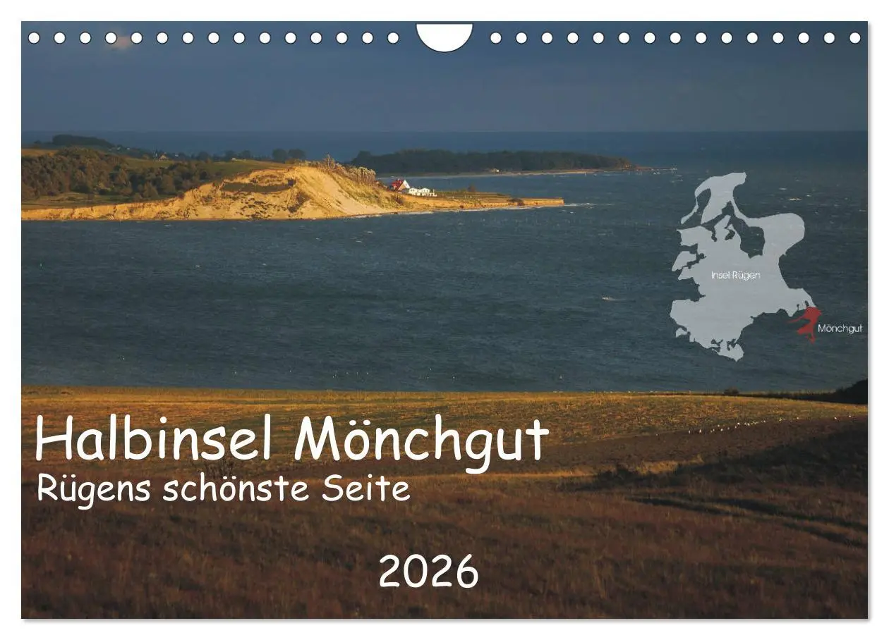 Cover: 9783457847664 | Halbinsel Mönchgut - Rügens schönste Seite (Wandkalender 2026 DIN...