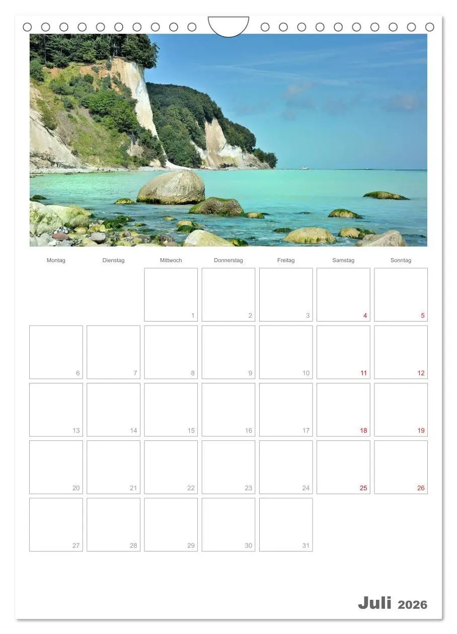 Bild: 9783516487664 | Insel Rügen / Planer (Wandkalender 2026 DIN A4 hoch), CALVENDO...