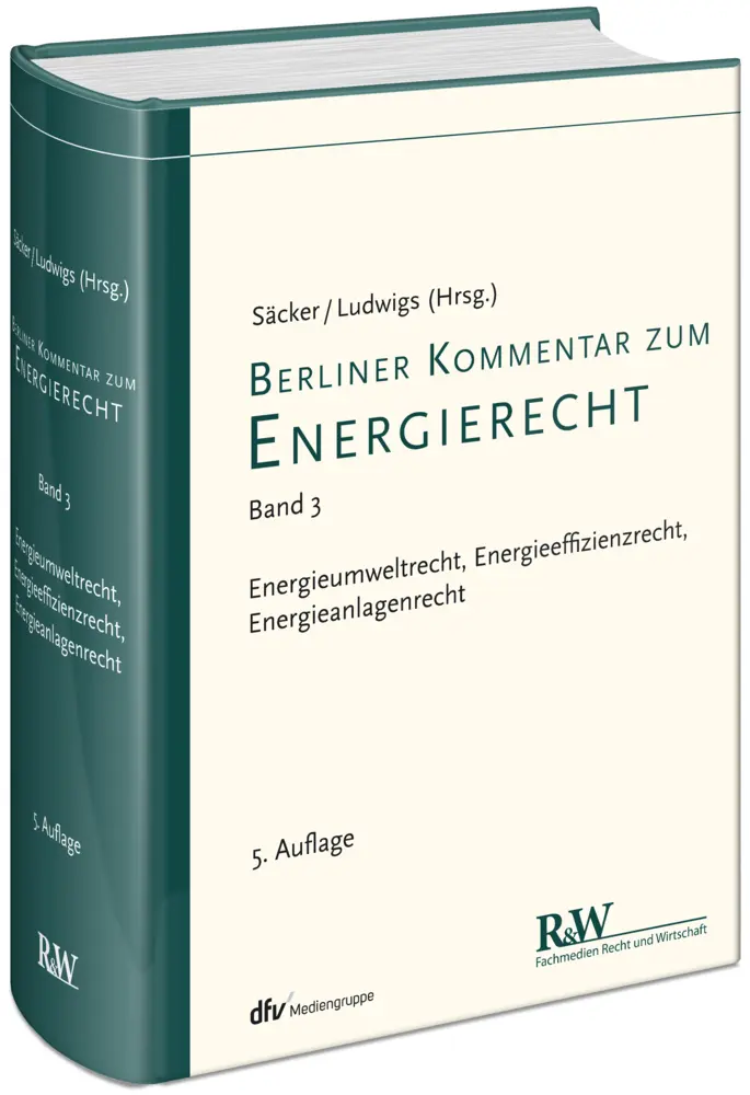 Cover: 9783800517664 | Berliner Kommentar zum Energierecht, Band 3 | Säcker (u. a.) | Buch