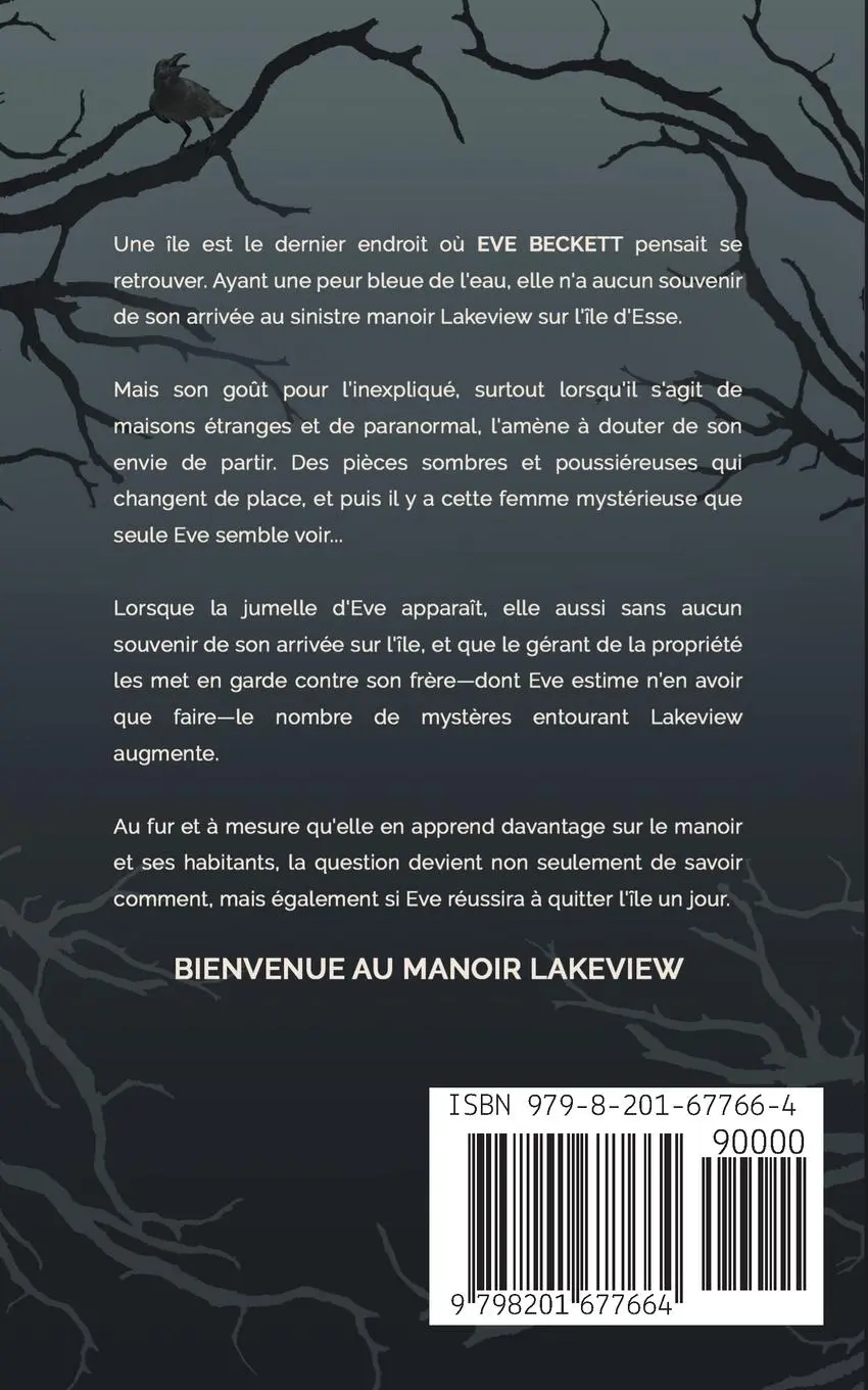 Rückseite: 9798201677664 | La Maison sur le lac | Holly Hill Mangin | Taschenbuch | Französisch
