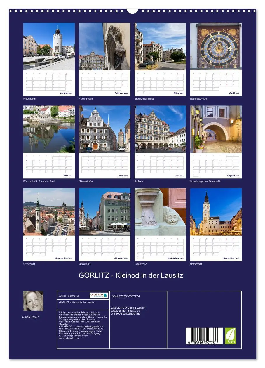 Bild: 9783516307764 | GÖRLITZ - Kleinod in der Lausitz (hochwertiger Premium Wandkalender...