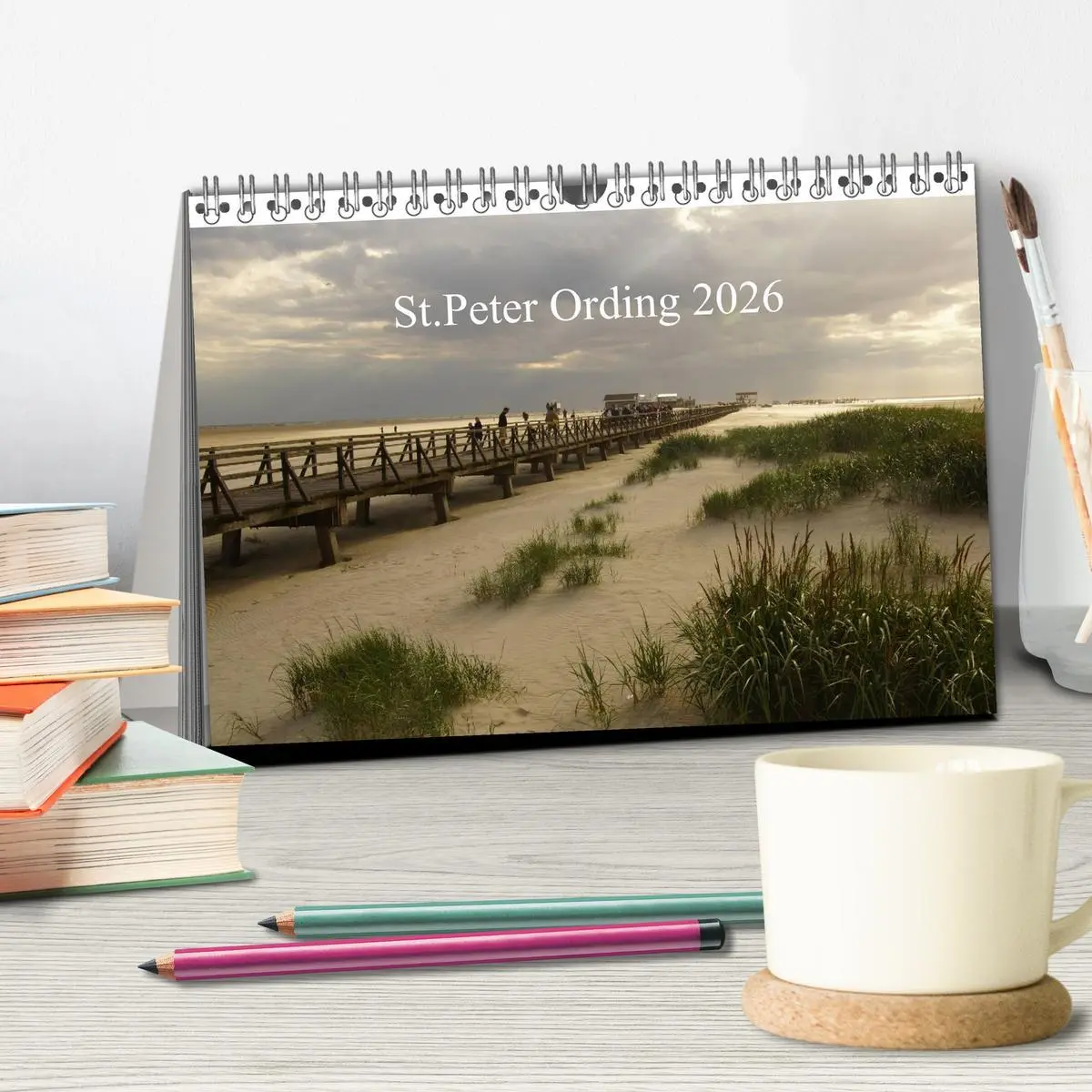 Bild: 9783516157864 | St. Peter Ording 2026 (Tischkalender 2026 DIN A5 quer), CALVENDO...