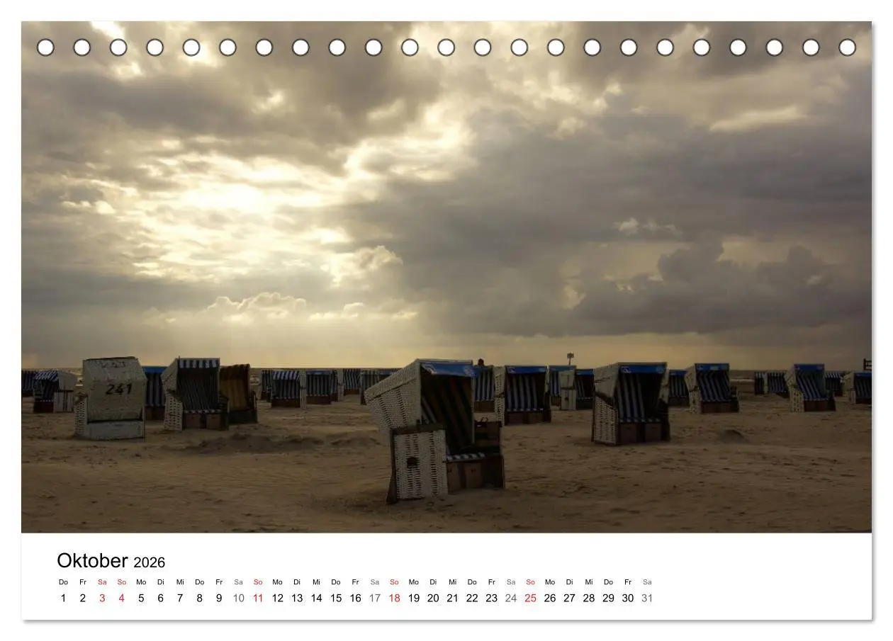 Bild: 9783516157864 | St. Peter Ording 2026 (Tischkalender 2026 DIN A5 quer), CALVENDO...