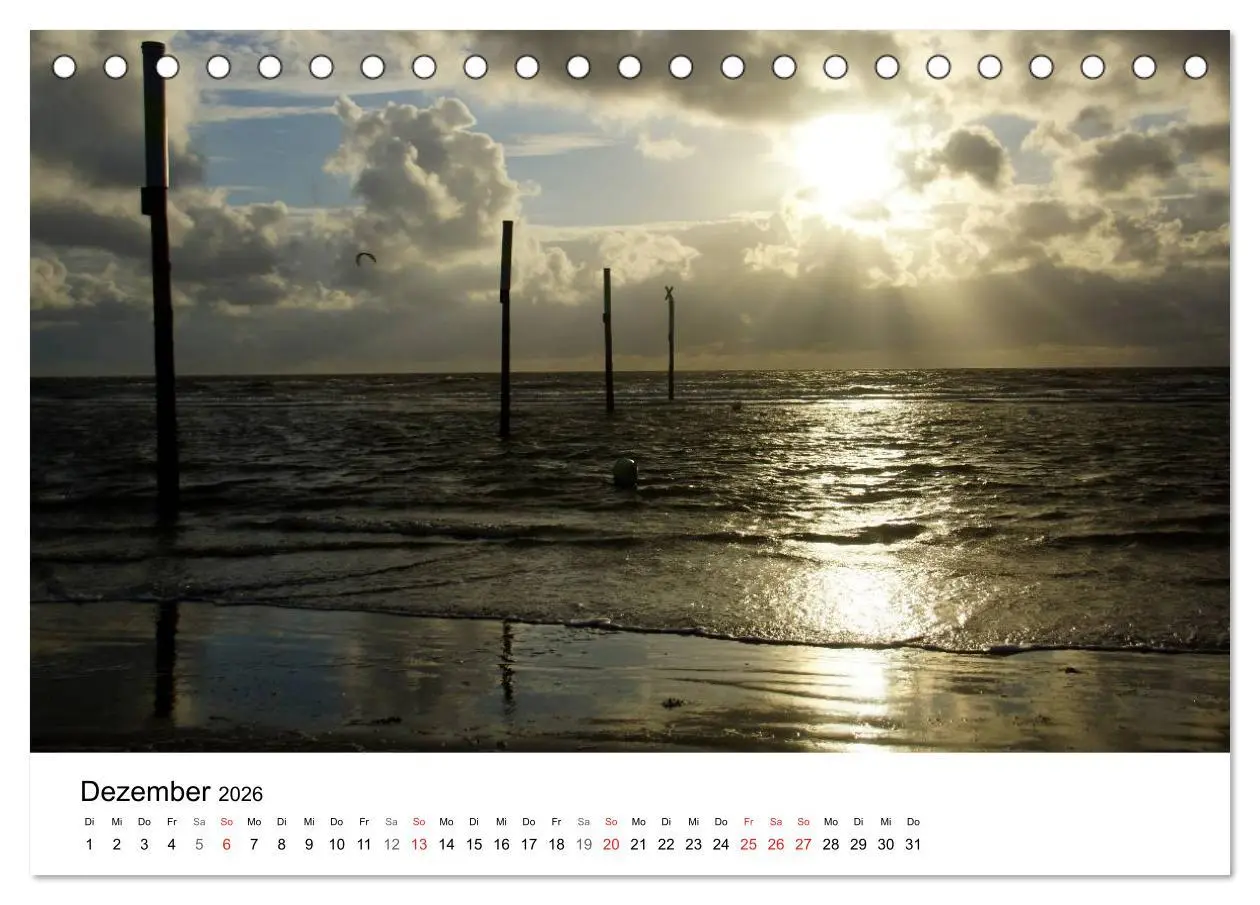 Bild: 9783516157864 | St. Peter Ording 2026 (Tischkalender 2026 DIN A5 quer), CALVENDO...