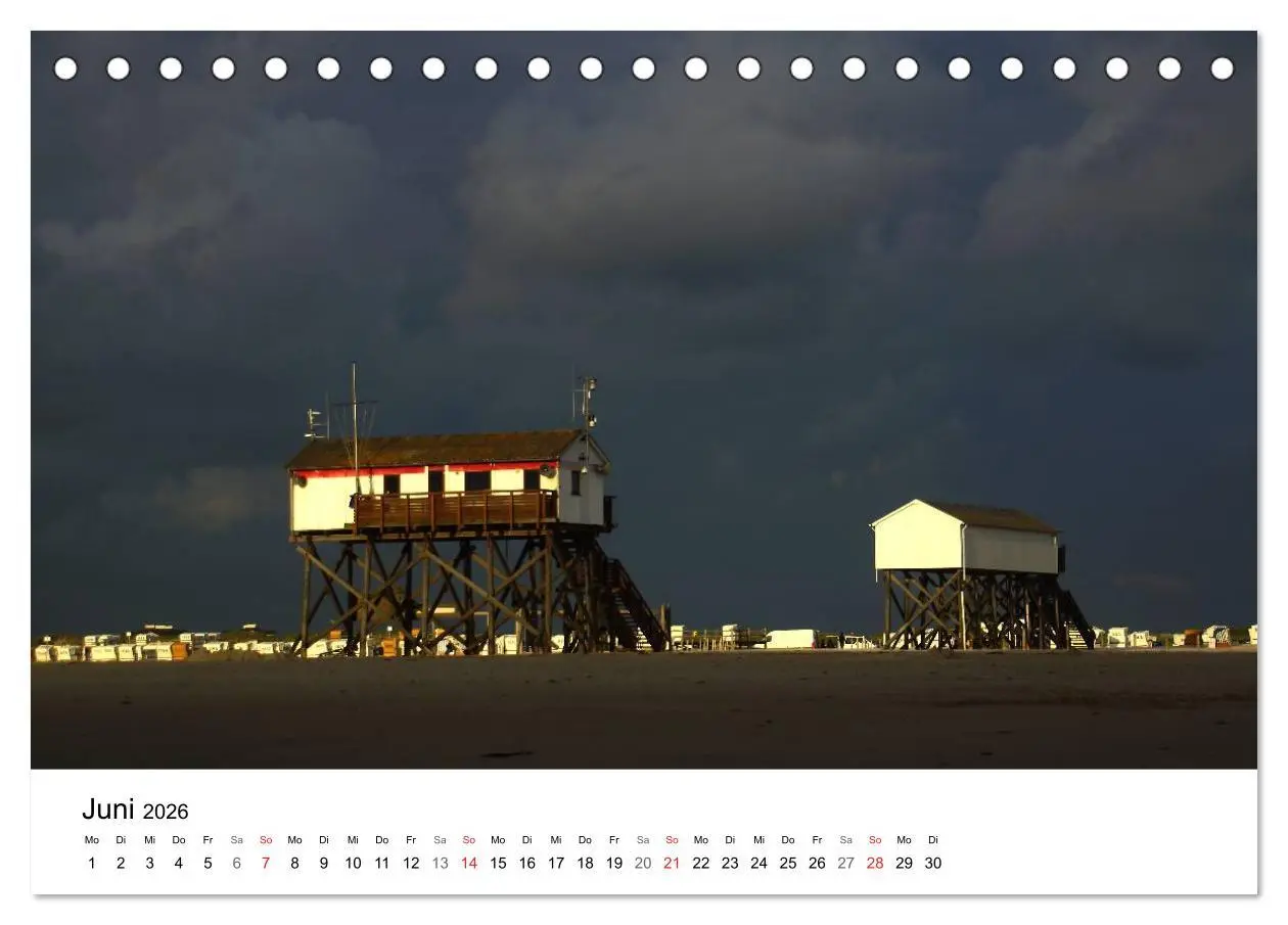 Bild: 9783516157864 | St. Peter Ording 2026 (Tischkalender 2026 DIN A5 quer), CALVENDO...