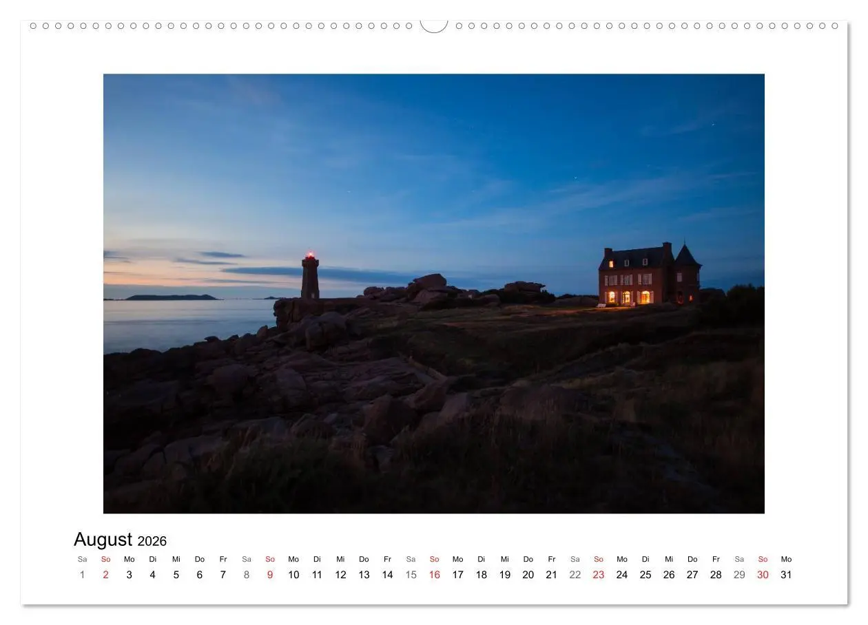 Bild: 9783516227864 | Bretagne - Côte de Granit Rose (Wandkalender 2026 DIN A2 quer),...