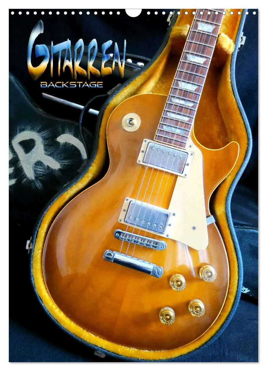 Cover: 9783516397864 | Gitarren backstage (Wandkalender 2026 DIN A3 hoch), CALVENDO...