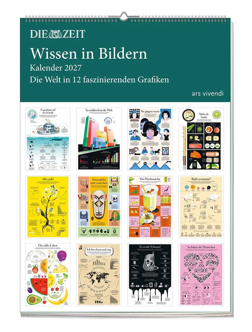 Cover: 9783747207864 | Die Zeit - Wissen in Bildern 2027 | Posterkalender | Vivendi Ars