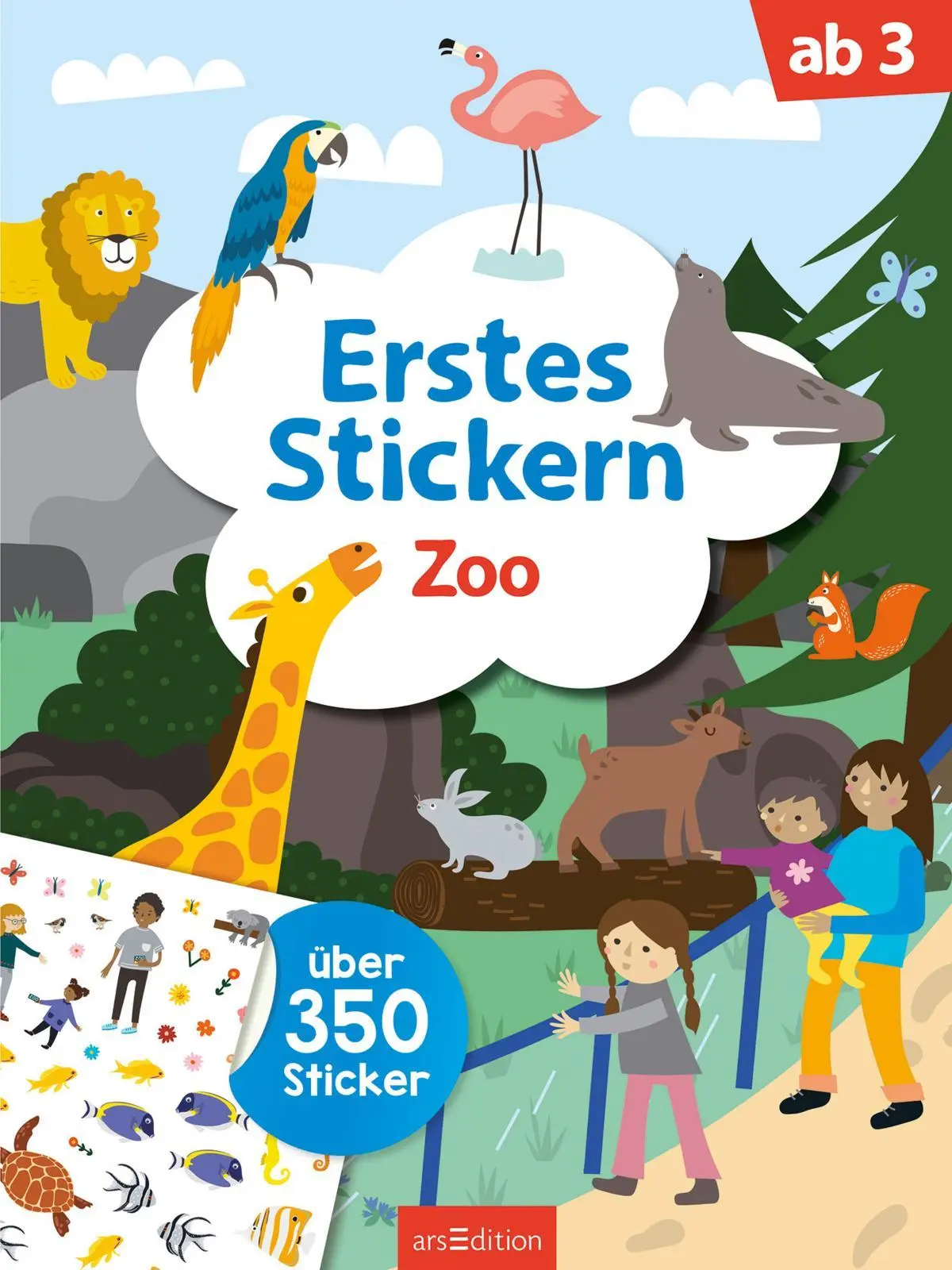 Bild: 9783845837864 | Erstes Stickern - Zoo | Über 350 Sticker | Izabella Markiewicz | Buch