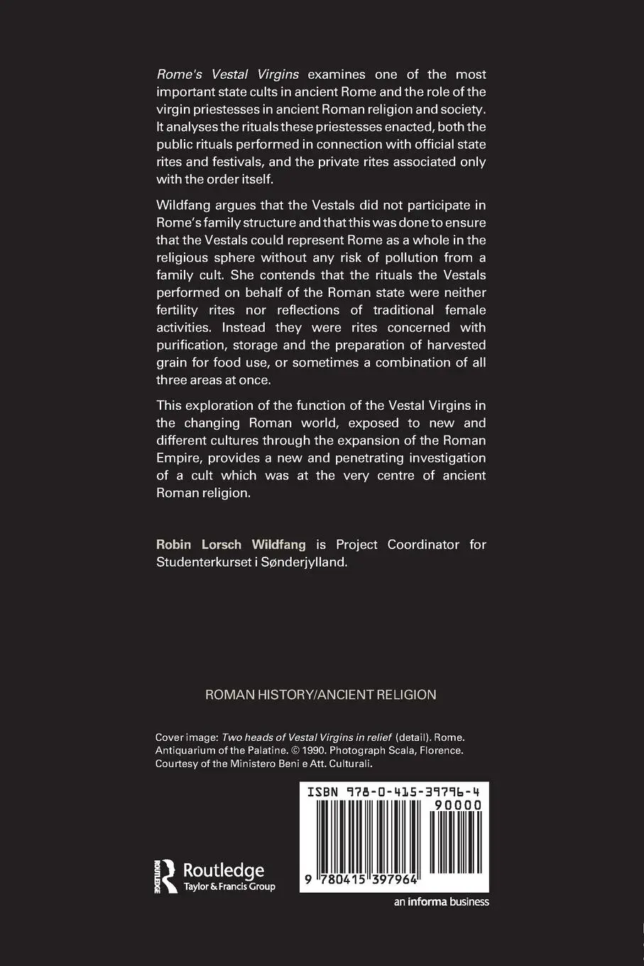 Rückseite: 9780415397964 | Rome's Vestal Virgins | Robin Lorsch Wildfang | Taschenbuch | Englisch