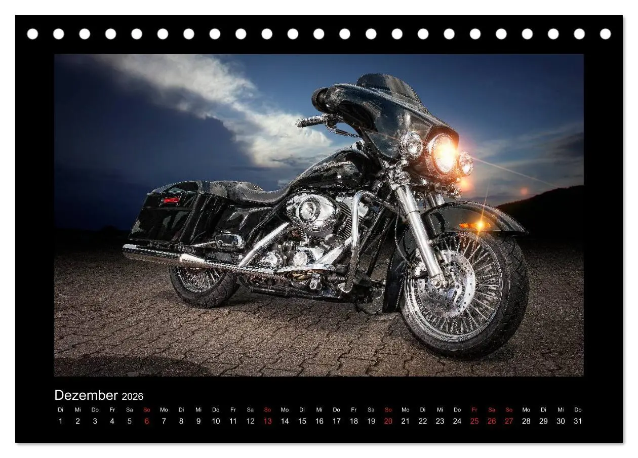 Bild: 9783516217964 | Motorrad-Träume - Chopper und Custombikes (Tischkalender 2026 DIN...