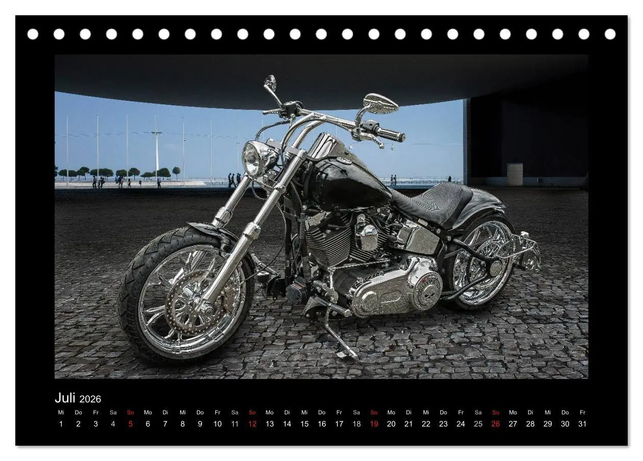 Bild: 9783516217964 | Motorrad-Träume - Chopper und Custombikes (Tischkalender 2026 DIN...
