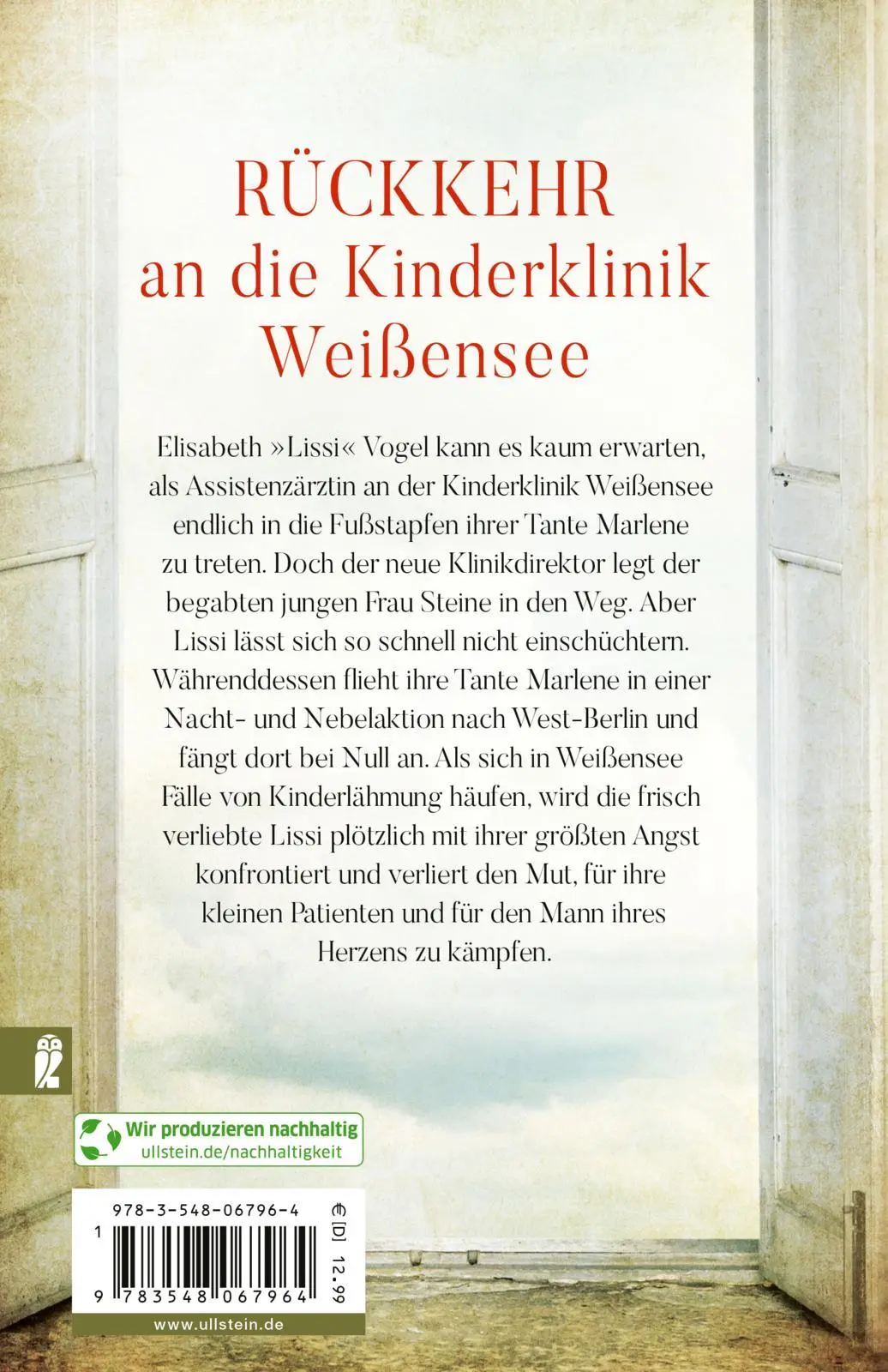 Rückseite: 9783548067964 | Kinderklinik Weißensee - Geteilte Träume | Antonia Blum | Taschenbuch