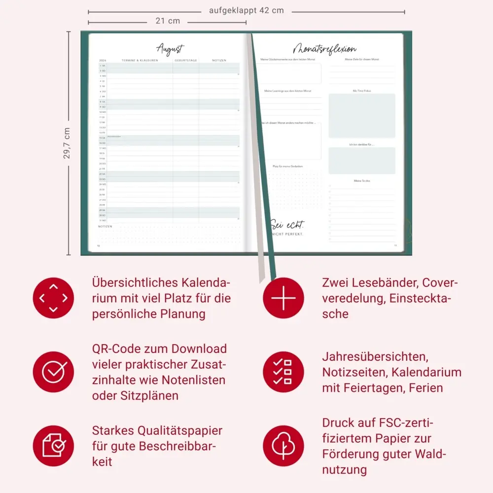 Bild: 9783756417964 | Lehrerkalender 2027 | Kalender | 192 S. | Deutsch | 2027 | Heye