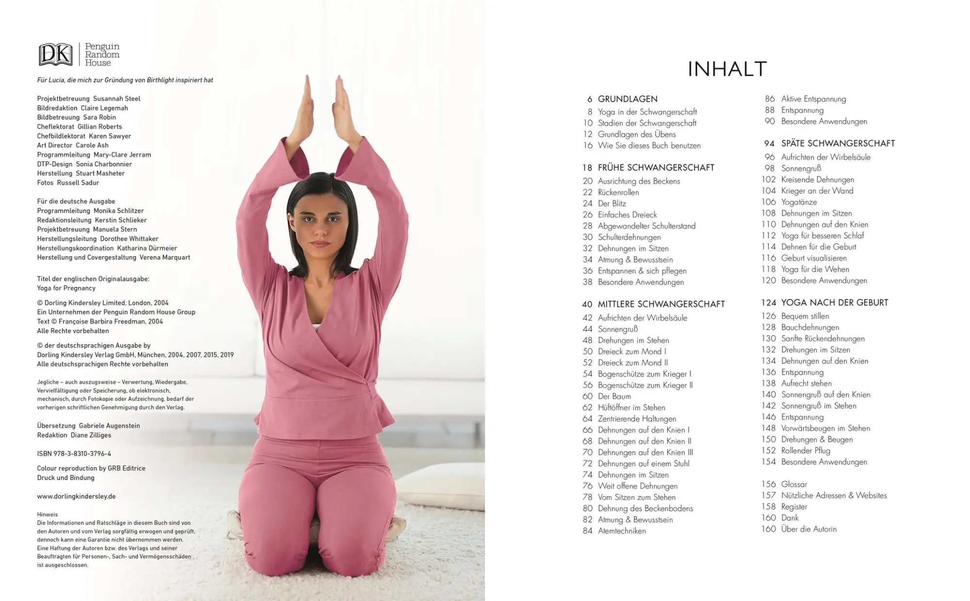 Bild: 9783831037964 | Yoga in der Schwangerschaft | Francoise Barbira Freedman | Taschenbuch