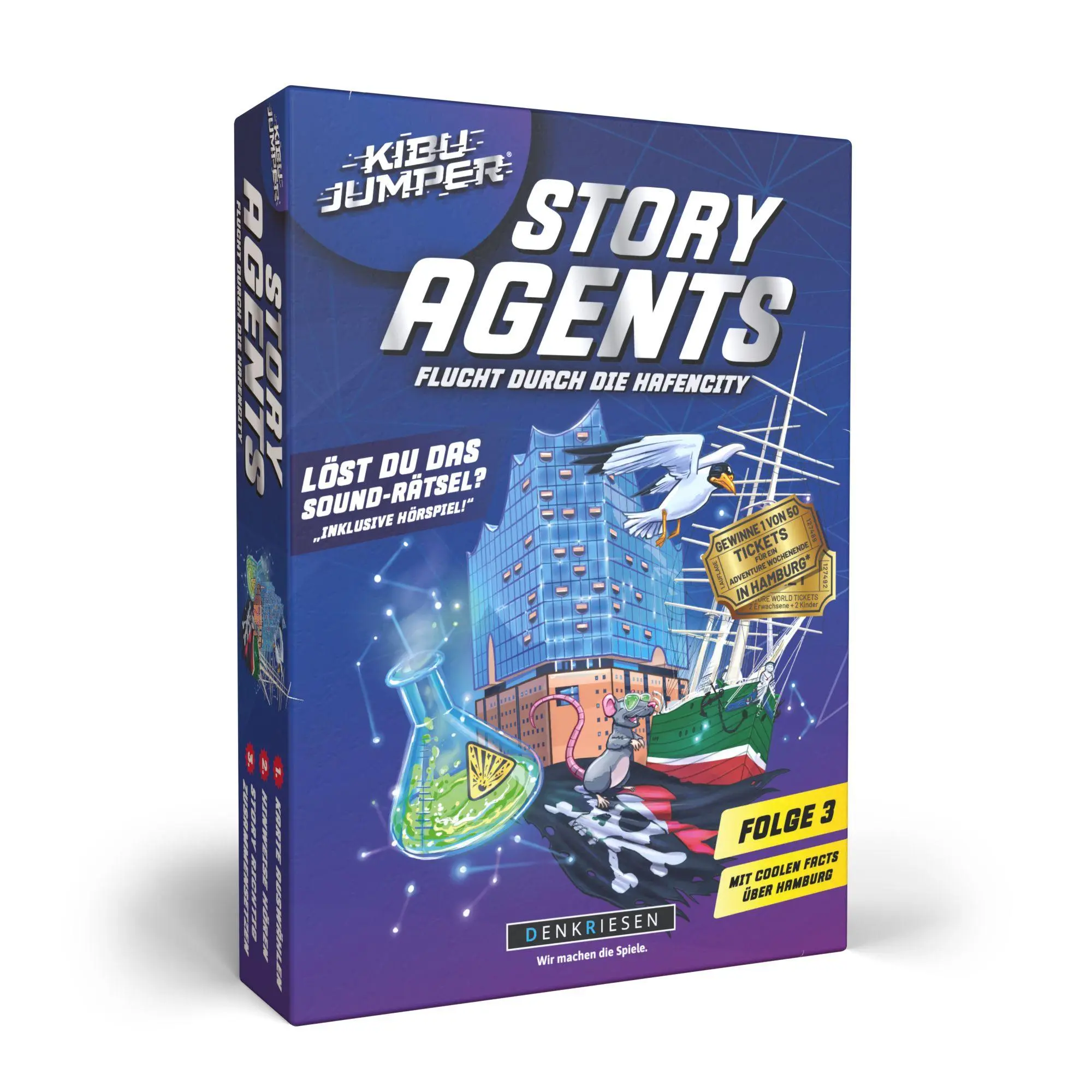 Cover: 4260528098064 | DENKRIESEN - KIBU JUMPER® - Story Agents - Hamburg - "Flucht durch...