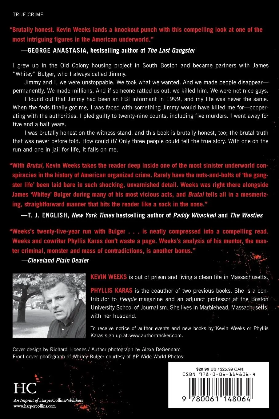 Rückseite: 9780061148064 | Brutal | The Untold Story of My Life Inside Whitey Bulger's Irish Mob