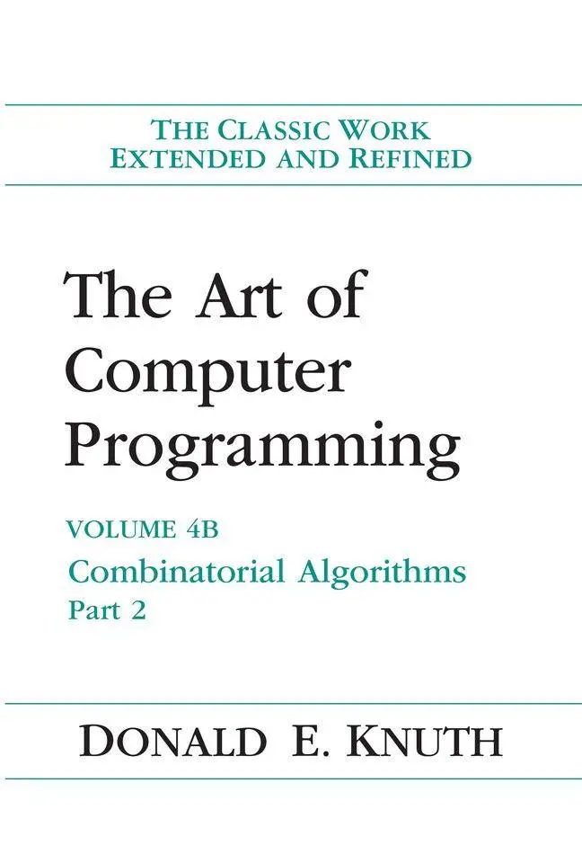 Cover: 9780201038064 | The Art of Computer Programming, Volume 4B | Combinatorial Algorithms Cover: 9780201038064 | The Art of Computer Programming, Volume 4B | Combinatorial Algorithms