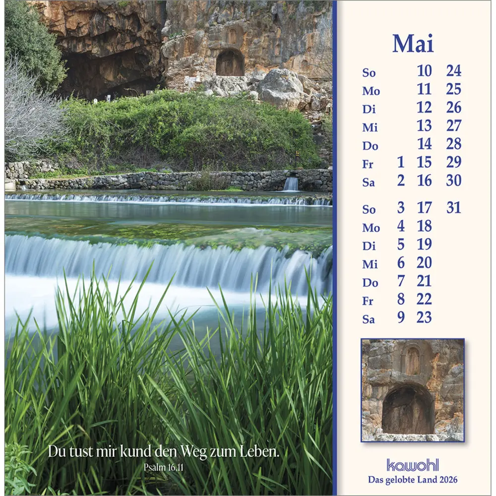 Bild: 9783754878064 | Das Gelobte Land 2026 | Wilhelm Krebber | Kalender | Spiralbindung