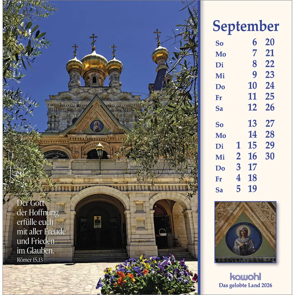 Bild: 9783754878064 | Das Gelobte Land 2026 | Wilhelm Krebber | Kalender | Spiralbindung