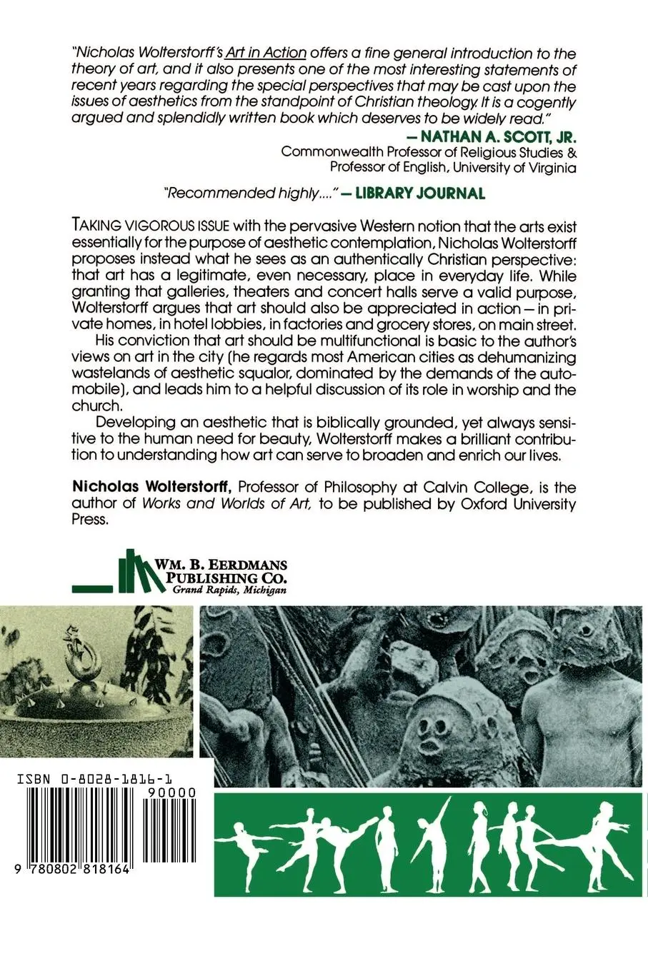 Rückseite: 9780802818164 | Art in Action | Toward a Christian Aesthetic | Nicholas Wolterstorff