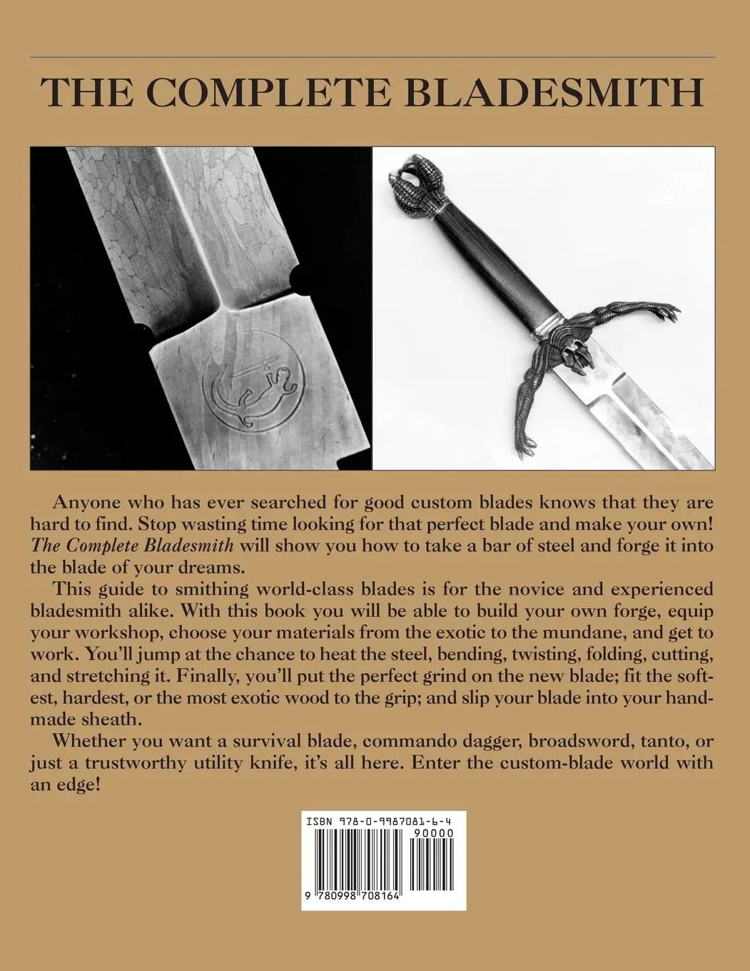 Rückseite: 9780998708164 | The Complete Bladesmith | Forging Your Way to Perfection | Hrisoulas