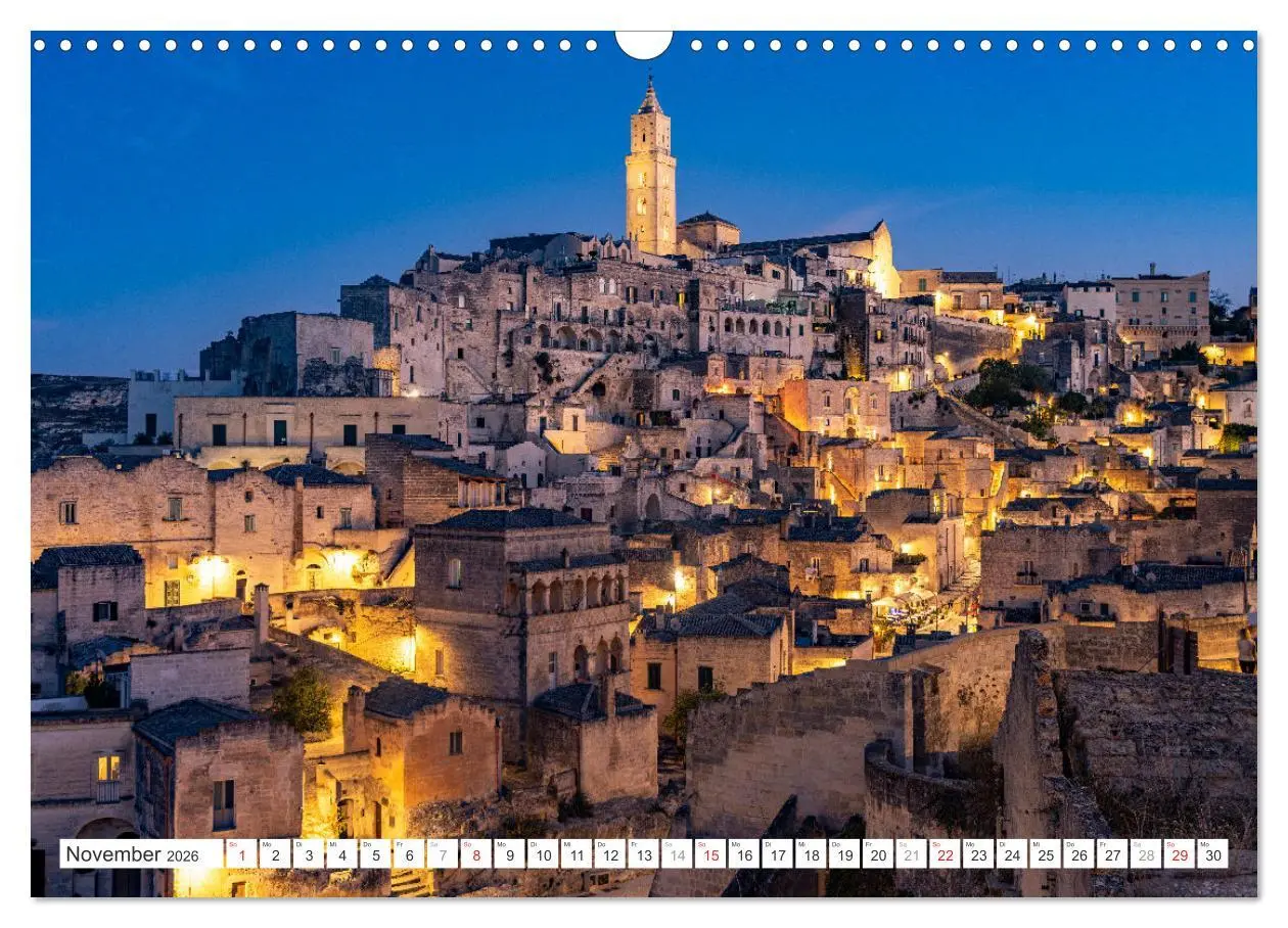 Bild: 9783457318164 | Italiens Welterbe Matera (Wandkalender 2026 DIN A3 quer), CALVENDO...