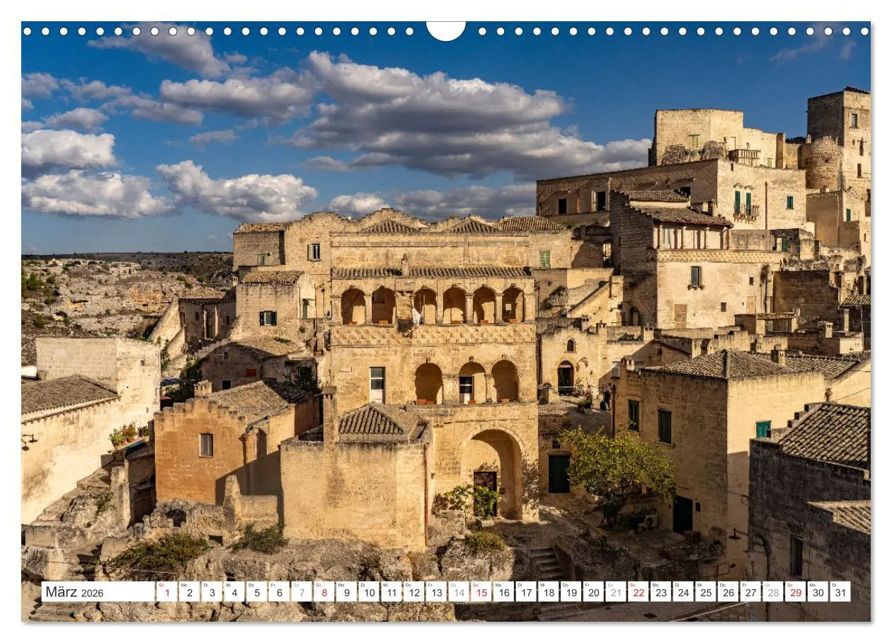 Bild: 9783457318164 | Italiens Welterbe Matera (Wandkalender 2026 DIN A3 quer), CALVENDO...