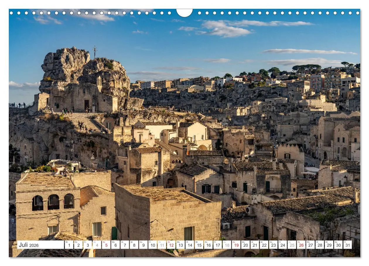 Bild: 9783457318164 | Italiens Welterbe Matera (Wandkalender 2026 DIN A3 quer), CALVENDO...