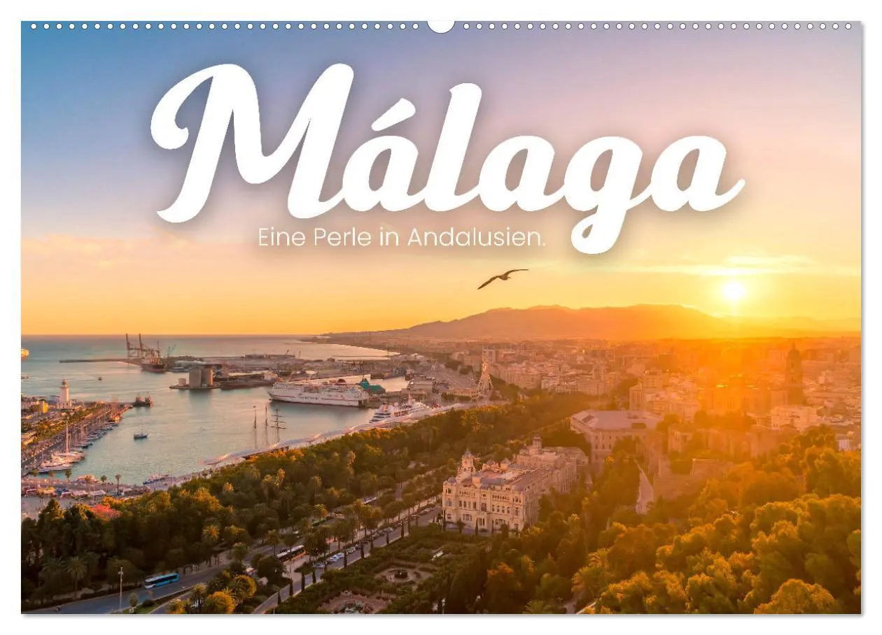 Cover: 9783457558164 | Málaga - Eine Perle in Andalusien. (Wandkalender 2026 DIN A2 quer),...