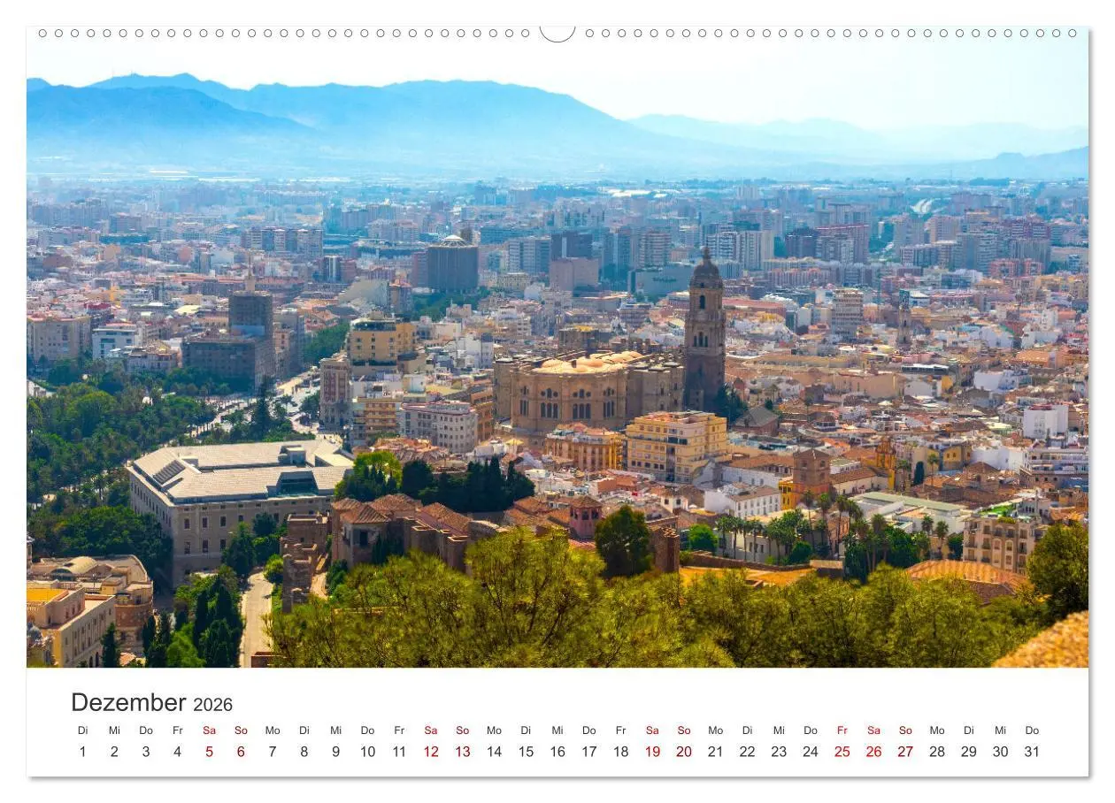 Bild: 9783457558164 | Málaga - Eine Perle in Andalusien. (Wandkalender 2026 DIN A2 quer),...