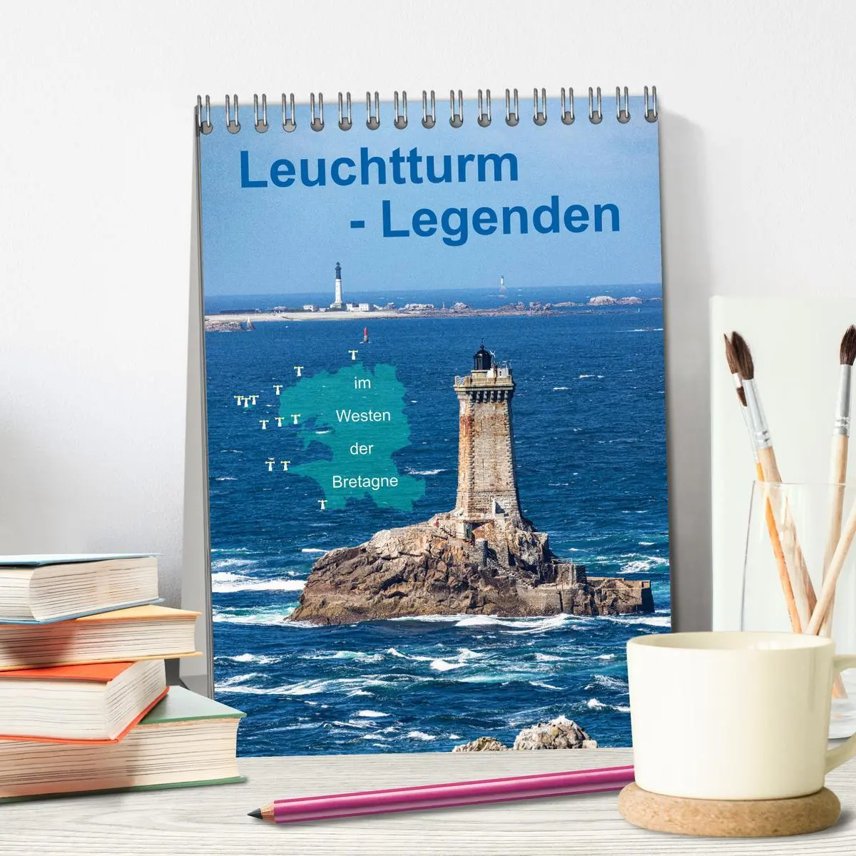 Bild: 9783516338164 | Leuchtturm-Legenden im Westen der Bretagne (Tischkalender 2026 DIN...