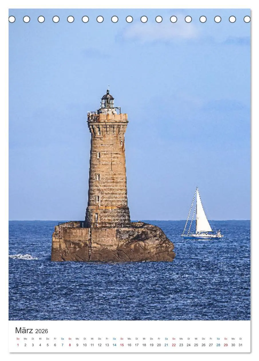 Bild: 9783516338164 | Leuchtturm-Legenden im Westen der Bretagne (Tischkalender 2026 DIN...