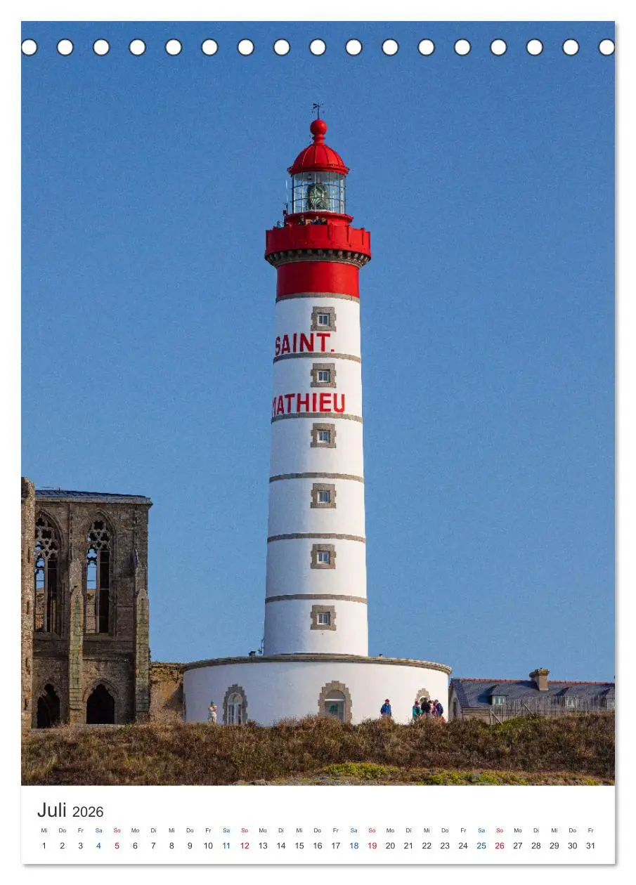 Bild: 9783516338164 | Leuchtturm-Legenden im Westen der Bretagne (Tischkalender 2026 DIN...
