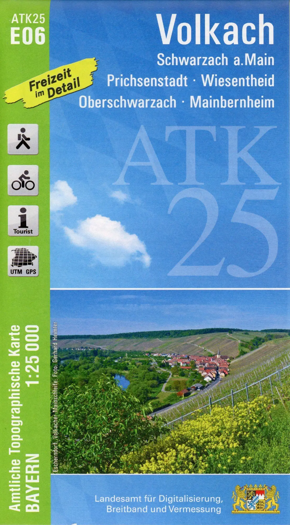 Cover: 9783899338164 | Volkach 1:25 000 | Digitalisierung | (Land-)Karte | Deutsch | 2020