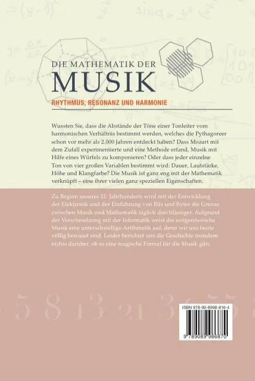 Rückseite: 9789089988164 | Die Mathematik der Musik | Javier Arbonés (u. a.) | Buch | 160 S.