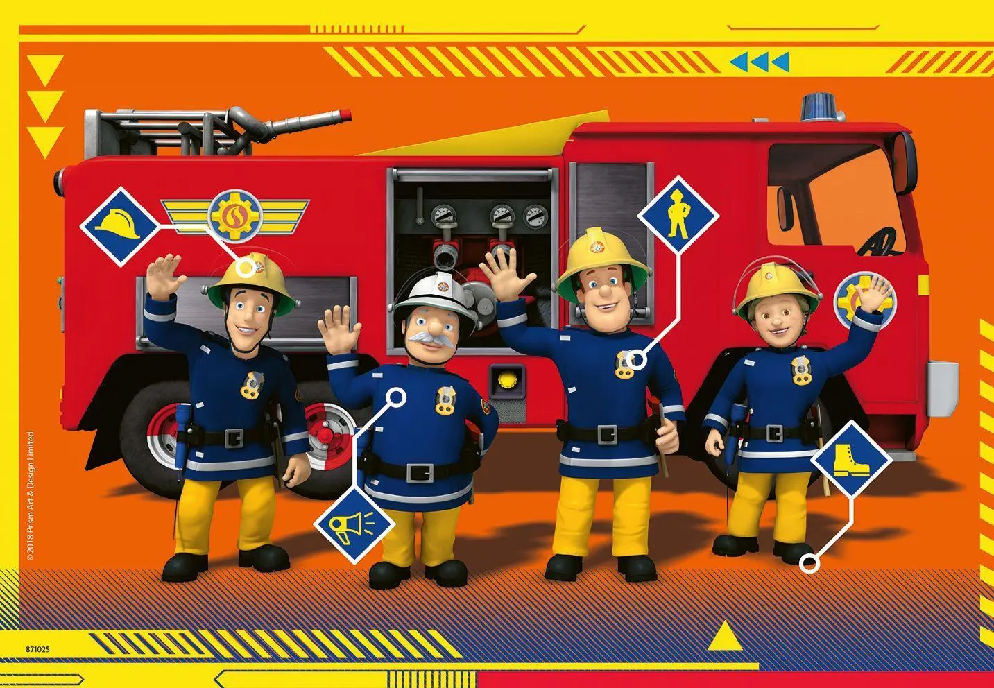 Bild: 4005556078264 | Feuerwehrman Sam: Wasser marsch mit Sam - Puzzle mit 24 Teilen | Spiel