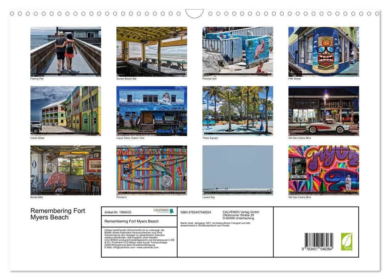 Bild: 9783457548264 | Remembering Fort Myers Beach (Wandkalender 2026 DIN A3 quer),...