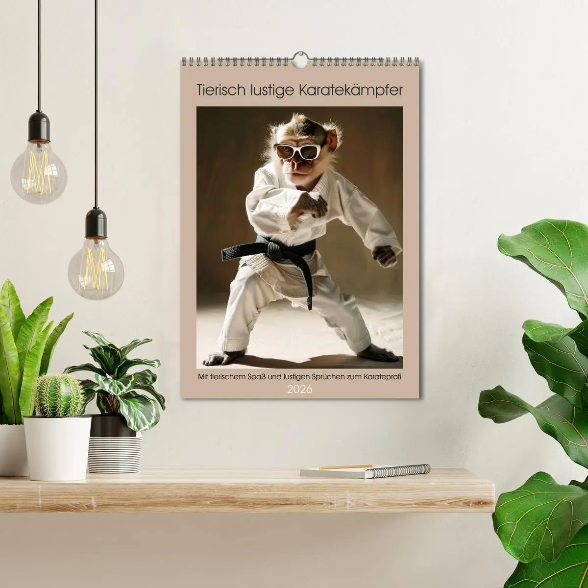 Bild: 9783516258264 | Tierisch lustige Karatekämpfer (Wandkalender 2026 DIN A3 hoch),...